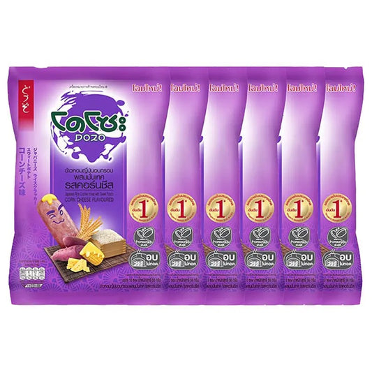 DOZO Cracker Sweet Potato 56g.   (Pack Of 6)
