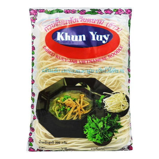 DRIED KUEY JAB VIETNAMESE NOODLE (KHUN YUI) 200g
